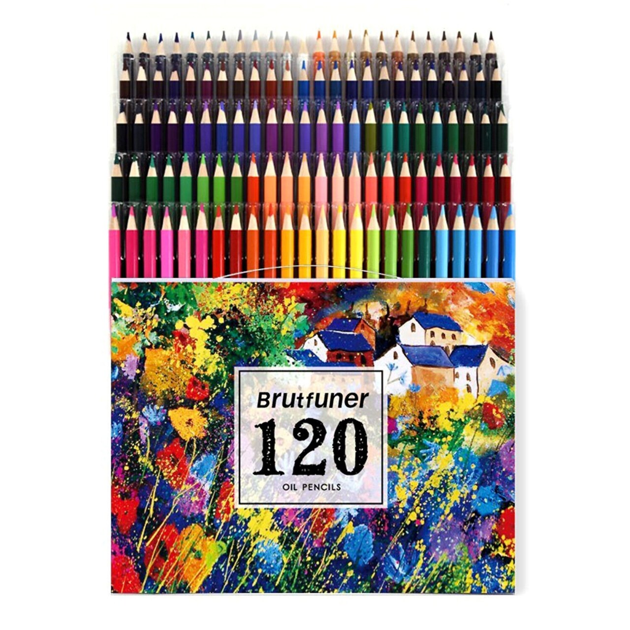 120Pcs Oil-Based Color Pencils Drawing Set